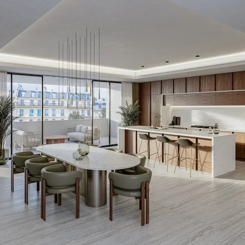 silestone-ASZTAL_Silestone XM European Kitchen - Le Chic Boheme - Blanc Elysee 1